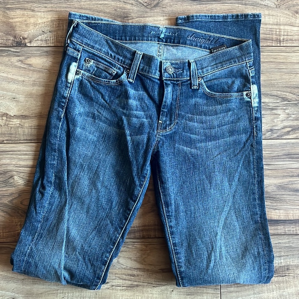 7 For All Mankind Denim Straight Leg Jeans size 27